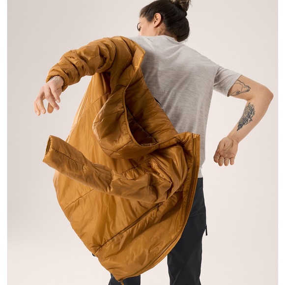 🌞 Arc'teryx Yellow Jacket W Small 🌻 WS Nuclei 💛 Yukon Midlayer NWT - Picture 9 of 12